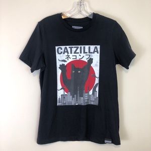 Black Japanese Catzilla T-Shirt